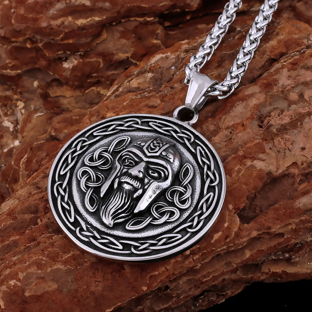 

Free Shipping Egyptian Pharaoh Viking Necklace Nordic Men's Retro Stainless Steel Amulet Jewelry Rune Pendant Scandinavian Gift