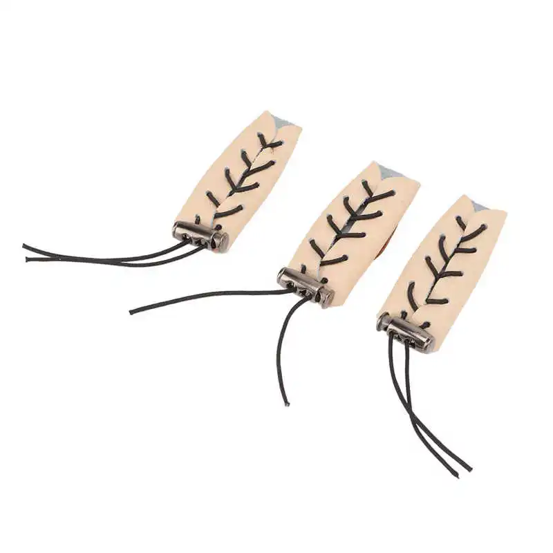 

Bow Finger Guard Imitation Leather Archery Finger Guards Comfortable Wear for Compound Bow for Recurve Bows