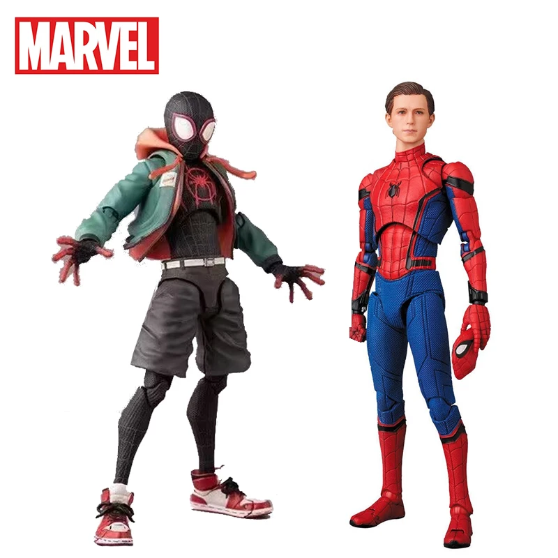

Disney Spider Man Across The Spider-Verse Action Figures Miles Morales Model Toys Collection Children Birthday Gifts