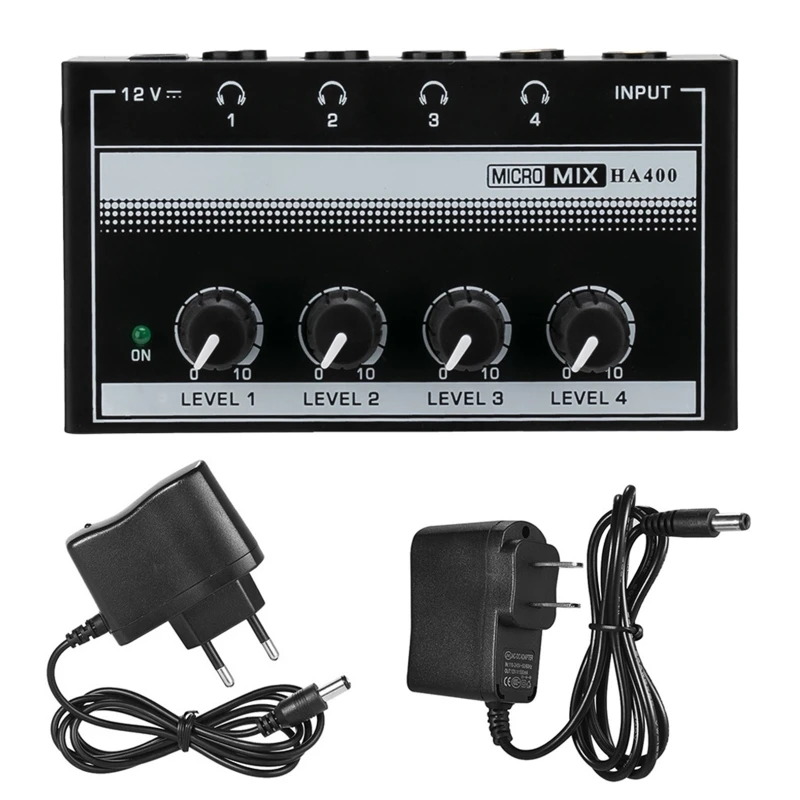 

Fantastic Stereo Sound Quality Headphone Amplifier with DC 12V Power Adapter