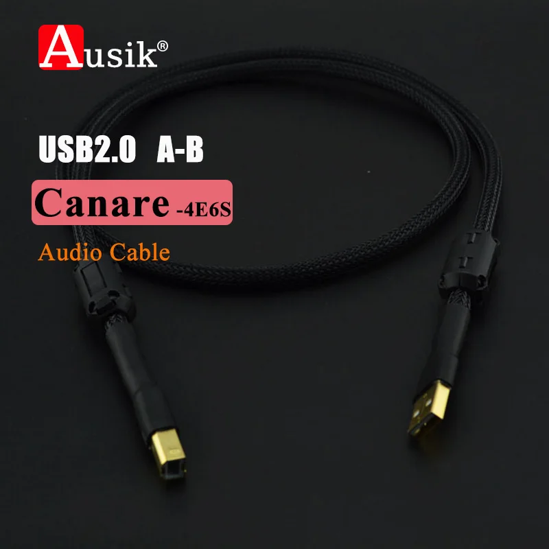 

A019 HiFi 2,0 USB A-B 4N OFC Canare аудио кабель для ПК MP3 CD DVD усилитель DAC