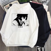 japan anime bungo stray dogs hoodie dazai osamu men women harajuku oversize sweatshirts unisex pullover clothes keep warm jacket