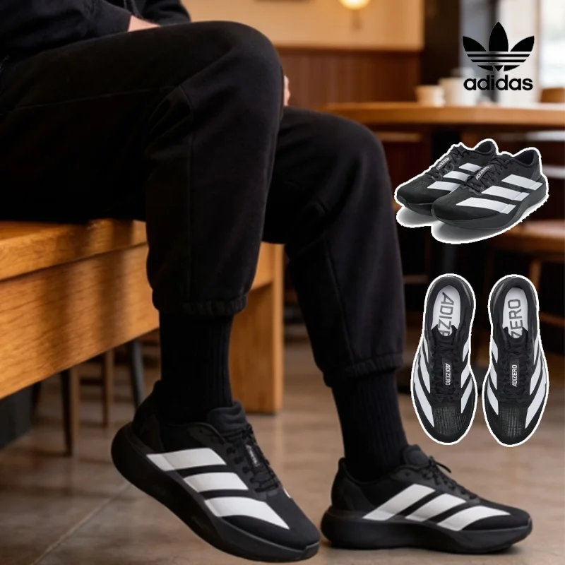 Фото Мужские кроссовки adidas Adizero Evo SL JP7149 черно-белые №1