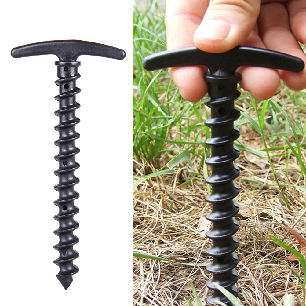 

4 PCS Camping Tent Stakes Anchor Accessory Ground Nail Pegs Luminous Nails Pins
