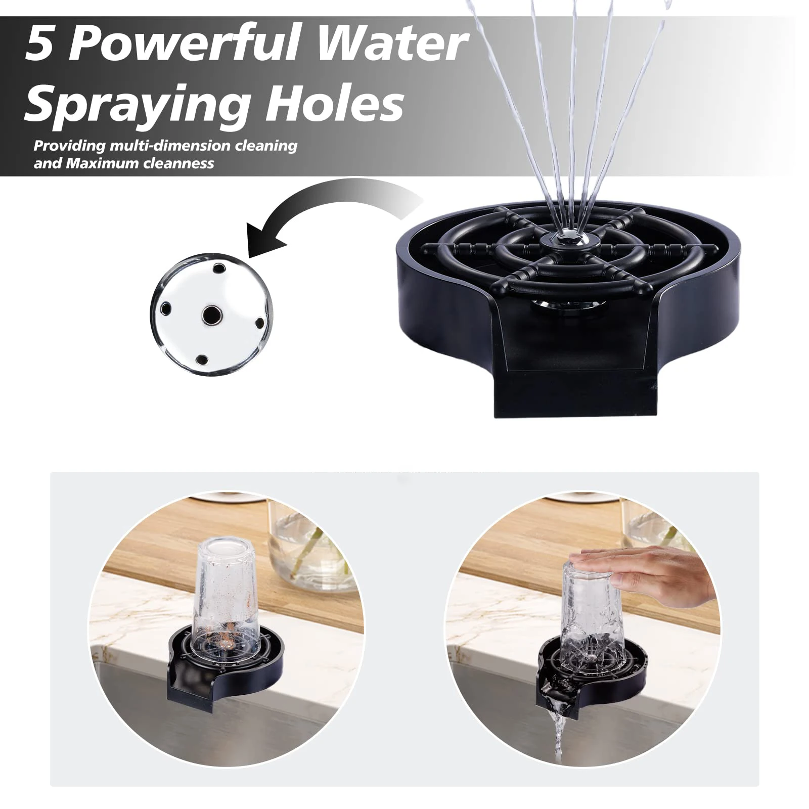 Мойка для чашек кухонный смеситель дома бара полезные предметы чистящие