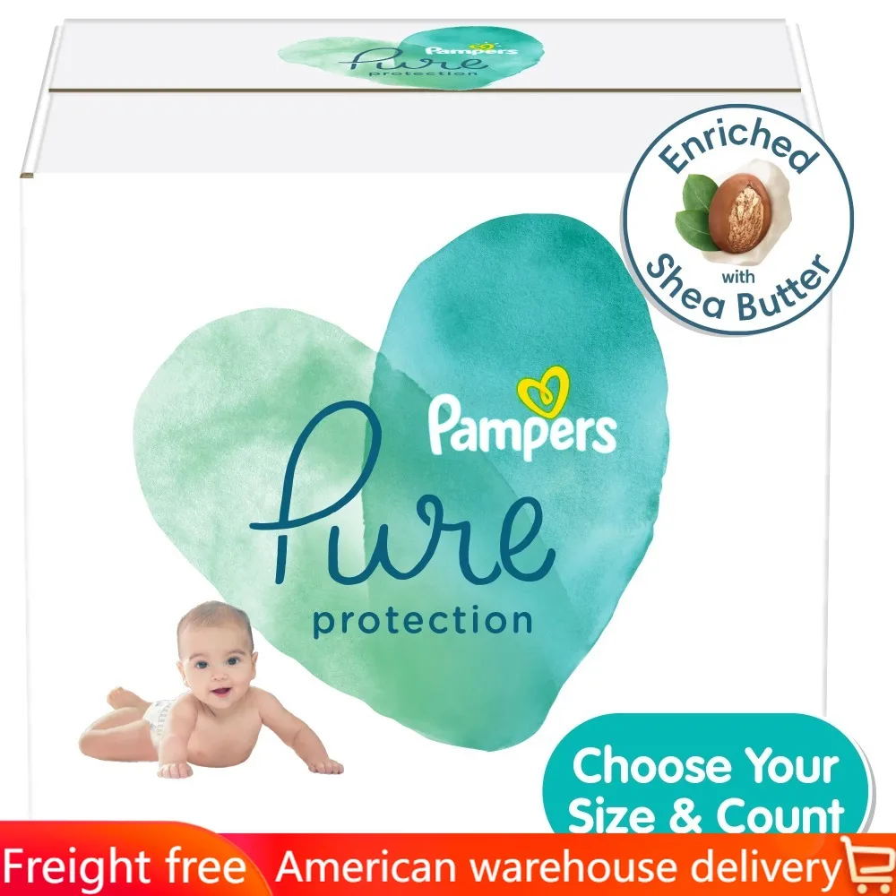 

Pure Diapers Size Newborn, 76 Count (Select for More Options) Freight free