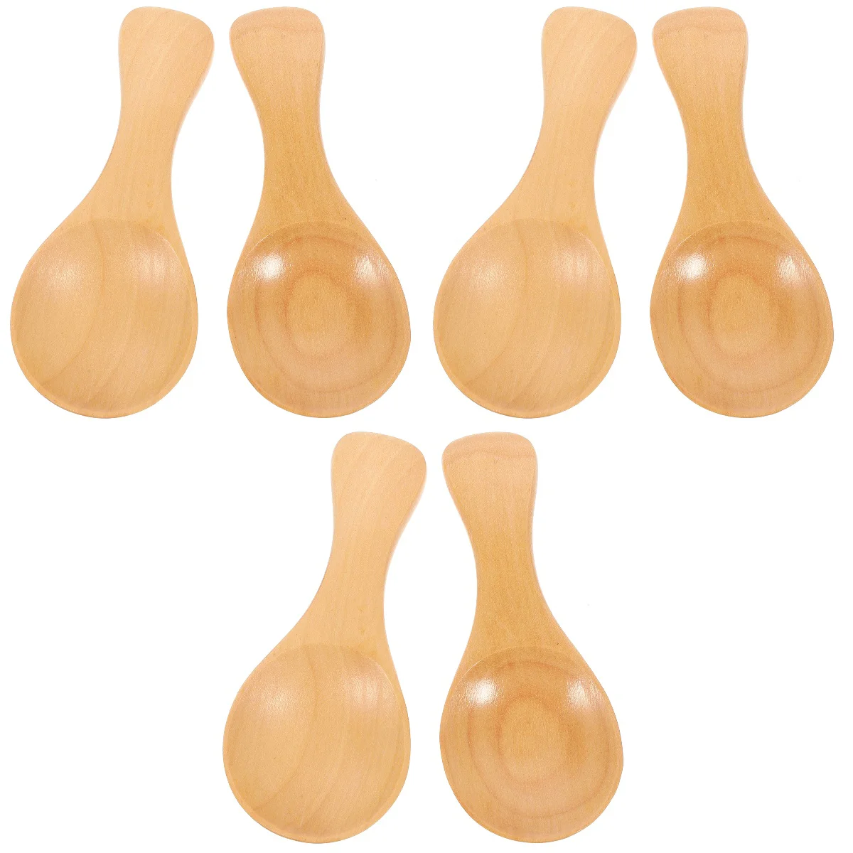 

6 Soup Spoon Utensils Home Kitchen Tiny Tea Scoops Reusable Spoons Small Spoons for Seasoning Home Tea