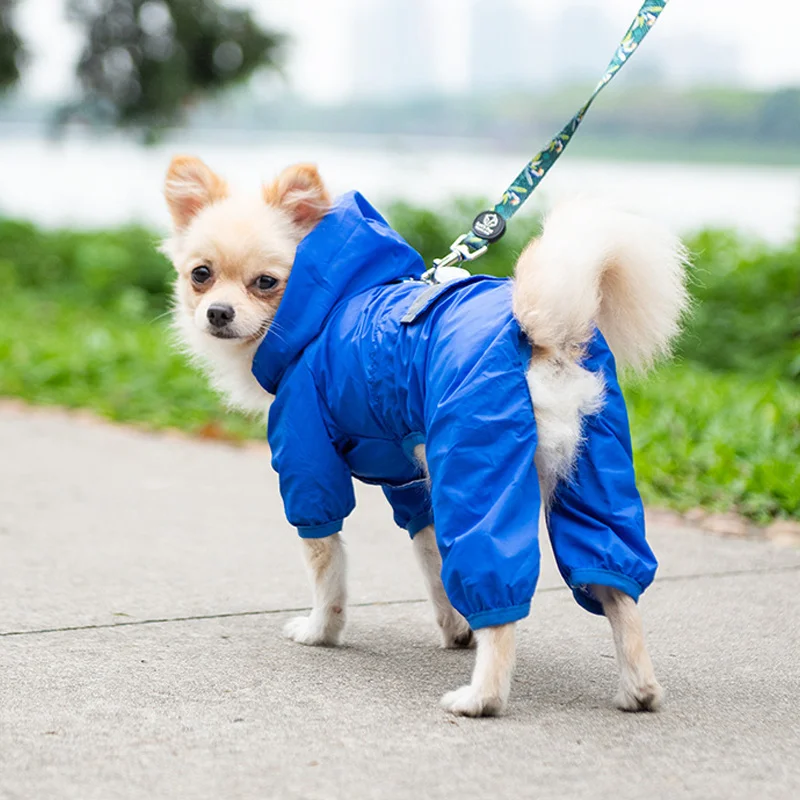 

Waterproof Dog Raincoat Reflective Apparels Pet Dog Clothes for Small Dogs Dog clothes Chihuahua Coat Rain Cover Puppy Breeds