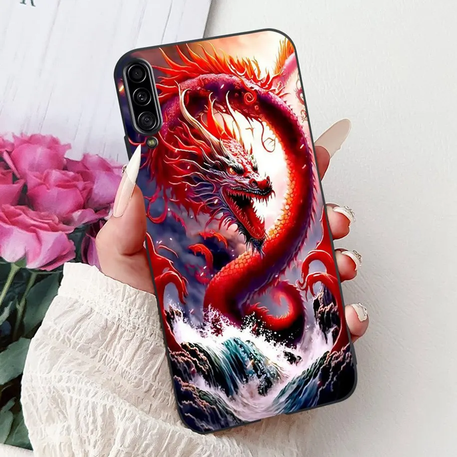 Чехол для Samsung Galaxy A90 5G Cover SM-A908B SM-A908N Funda Cool Fashion Dragon Painted Soft TPU Coque для Samsung A90 5G Pouch (art.: 3920d0d5facfc) - 3920d0d5facfc