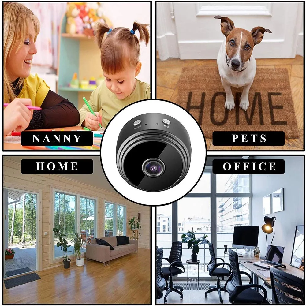 

Мини-камера A9 с поддержкой Wi-Fi, 1080p, HD, ночная версия, микродиктофон, беспроводные мини-видеокамеры, IP-камера видеонаблюдения