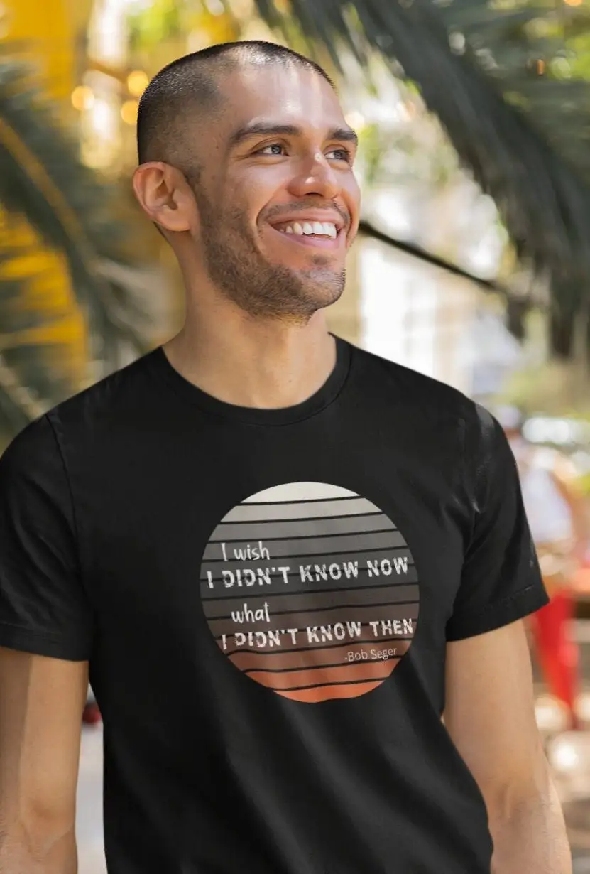 Я бы хотел чтобы не знал сейчас что тогда противостоит ветру Футболка Боб Сегер