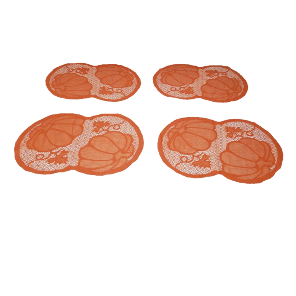 

Table Thanksgivingplacemats Mats Mat Placemat Drink Autumn Place Maple Tablecloth Decorations Fall Decoration Wedding Setting