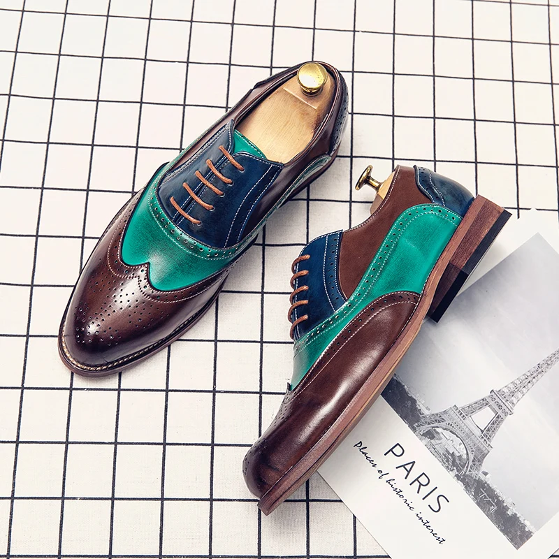 Туфли мужские классические роскошные повседневные кожаные туфли деловые