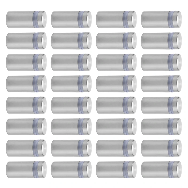 

100 Packs Sign Standoff Screws Stainless Steel Wall Standoff Mounts Nail For Glass Artwork And Displays (1/2 X 1 Inch)