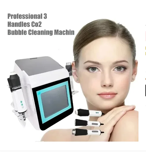 Новейшая машина для кислородных пузырей CO2 3 в 1 с УФ-РЧ ультразвуковой подтяжкой