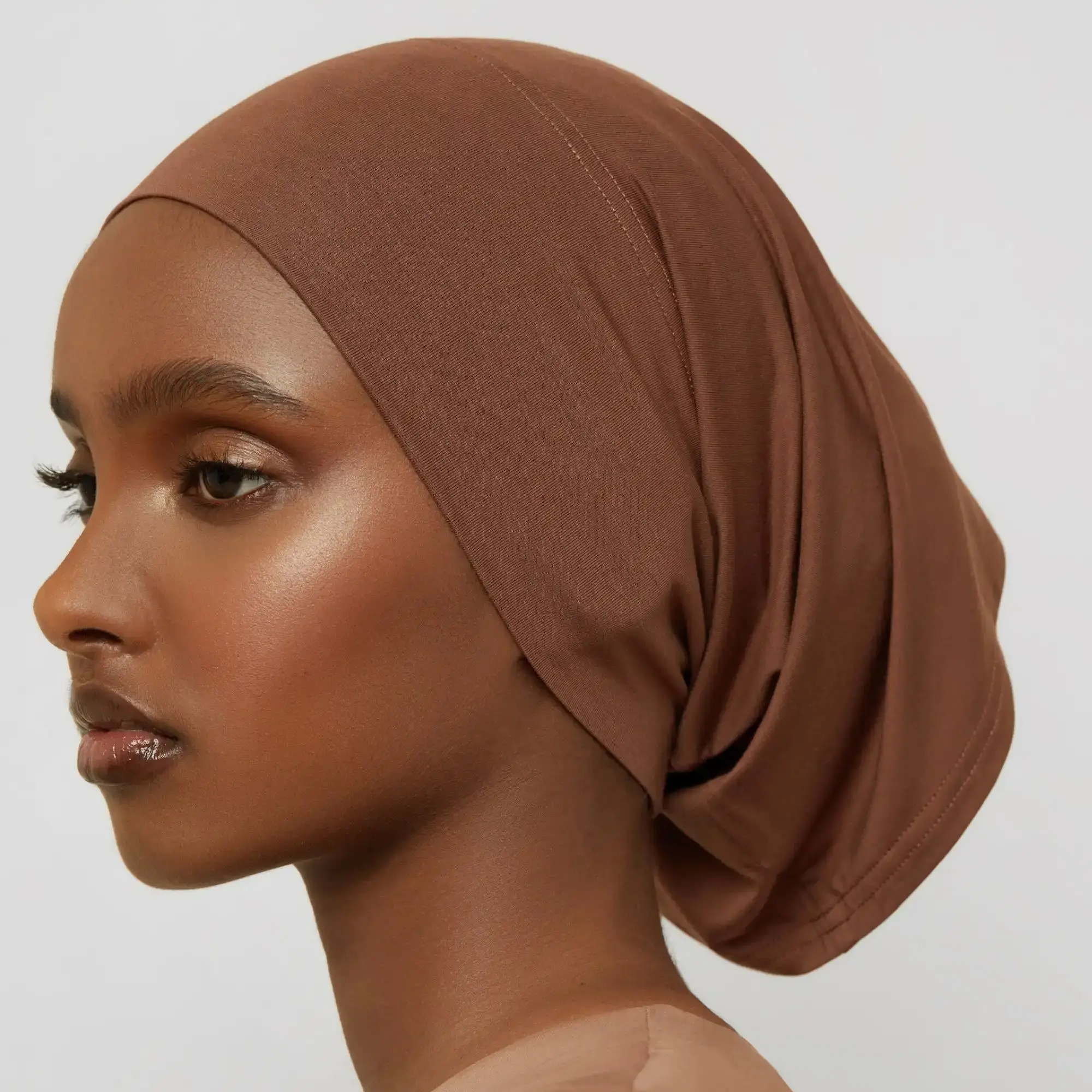 Рамадан мусульманский женский под шарф стрейчевая трикотажная ткань головные