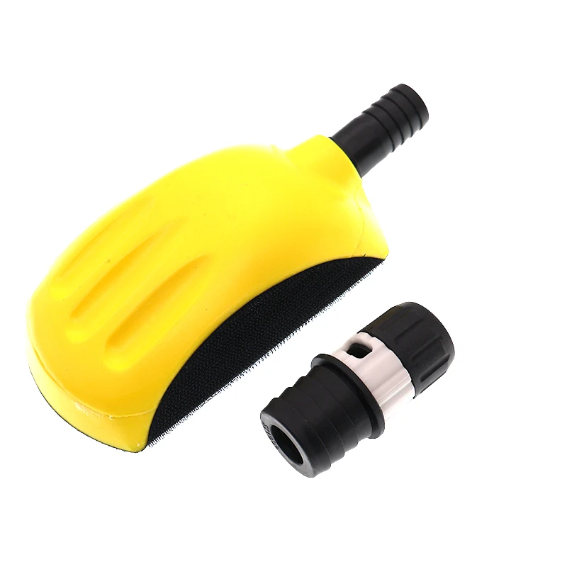 

Вакуумный ручной шлифовальный блок, 6-дюймовая мышь с несколькими отверстиями, без пыли, шлифовальная подушечка на липучке для автоматической краски для кузова, деревообработки, полировки