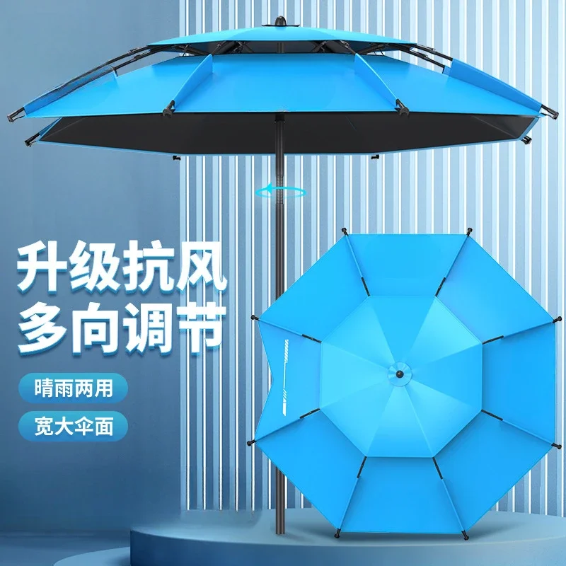 Зонт для рыбалки 2 4 метров непромокаемый открытый зонт от солнца с наземной