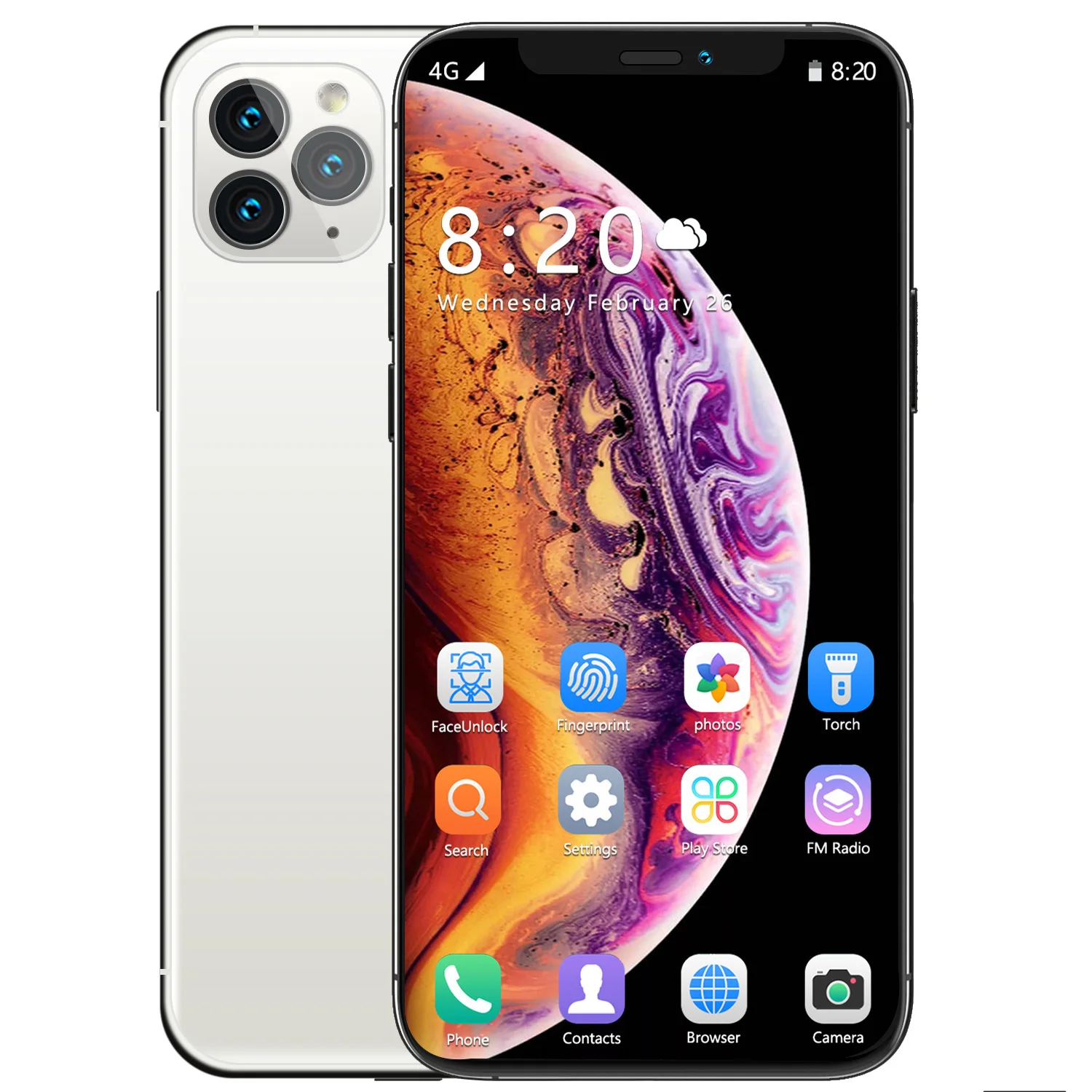 

Ip11max Высококачественный большой экран смартфон все-в-одном кожа креветки