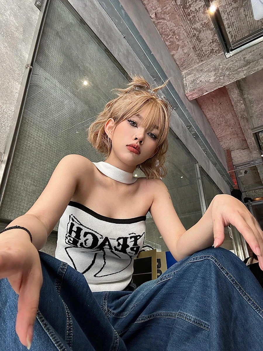 REDDACHiC винтажные потертые джинсы с усами женские мешковатые низкой посадкой