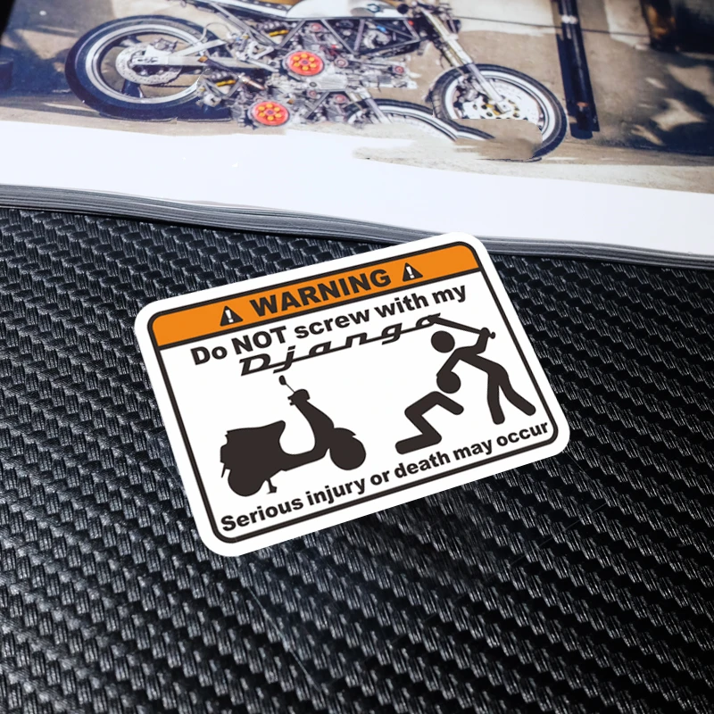 Стайлинг автомобиля ПВХ наклейка для приключений 2021 пар Django 150 самокат Vespa