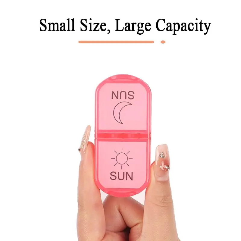 Контейнер для хранения таблеток с 14 ячейками портативный герметичный контейнер