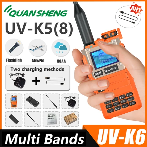 Quansheng UV-K5(8)/UV-K6 Портативная рация