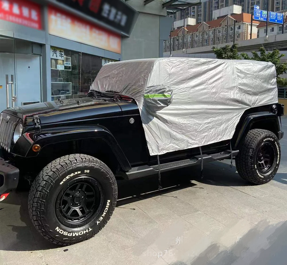 Чехлы для Jeep Wrangler 210D Оксфорд водонепроницаемого 4-дверного 2-дверного чехла