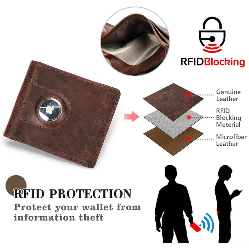 Ceny Airtags Portfel Luksusowe Prawdziwej Skóry RFID Zipper Torebki Anti-lost ID Etui Na Karty Kredytowe Z Apple Airtag Case Składany Portfel Męski Kup Airtags Portfel Luksusowe Prawdziwej Skóry RFID Zipper Torebki Anti-lost ID Etui Na Karty Kredytowe Z Apple Airtag Case Składany Portfel Męski