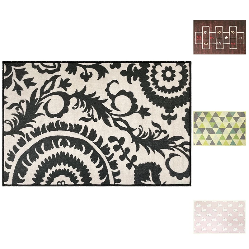 

1/6 Dollhouse Model Furniture Accessories Mini Model Simplicity Carpet