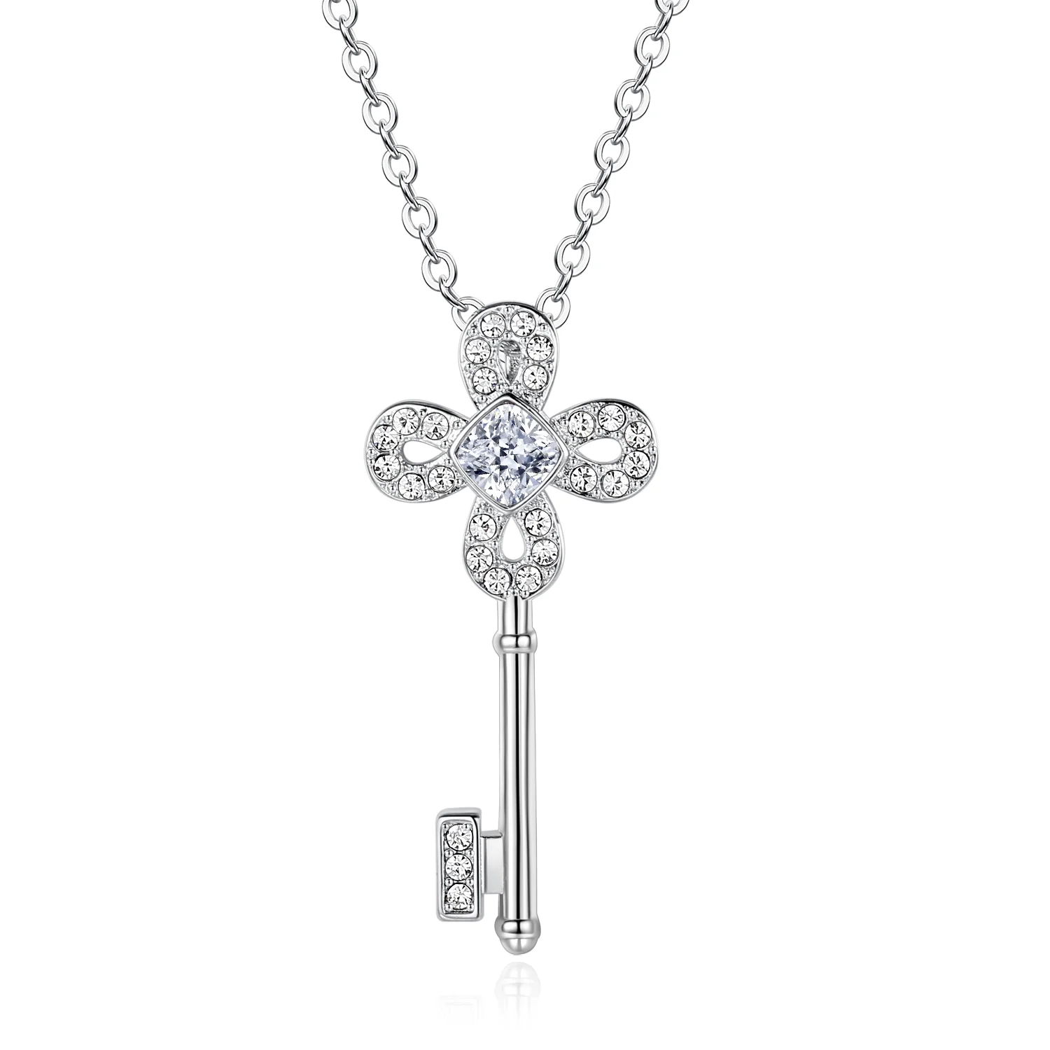 

SACKART never fades Key pendant Necklace Jesus Cross 1 carat Fashion Jewelry Feminine Earrings luxury Exquisite high-end brand