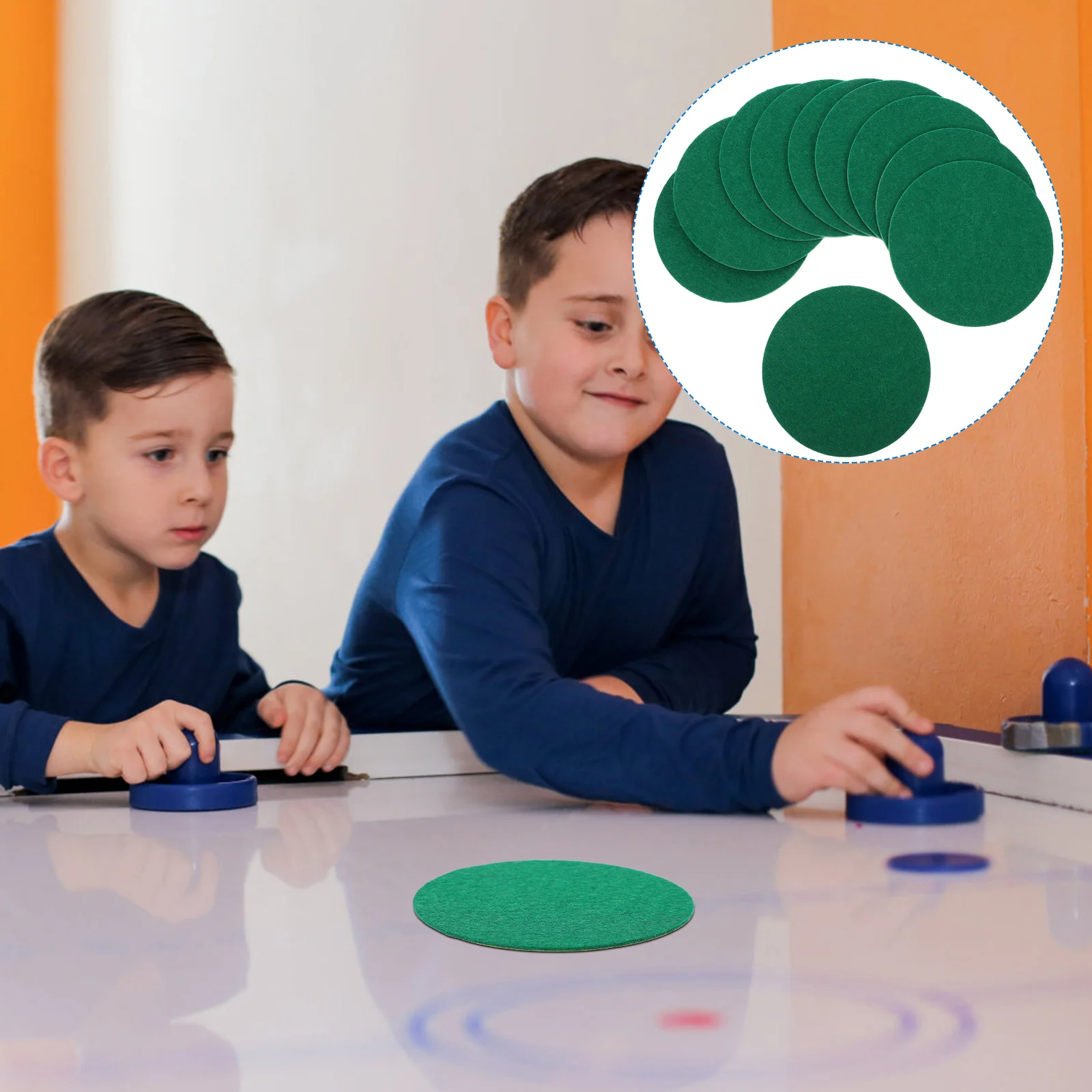 

Фланелевая фетровая наклейка для хоккея на воздухе, аксессуары для игрового стола, коврик для мыши из полиэстера