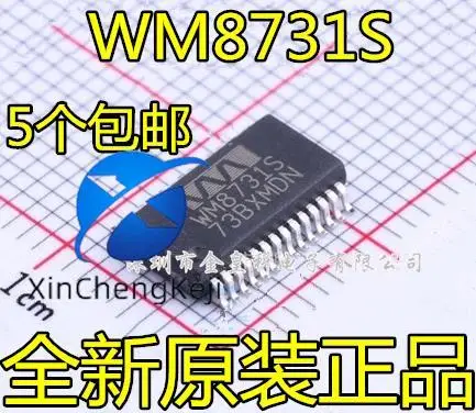 2pcs original new WM8731SEDS WM8731S codec SSOP28