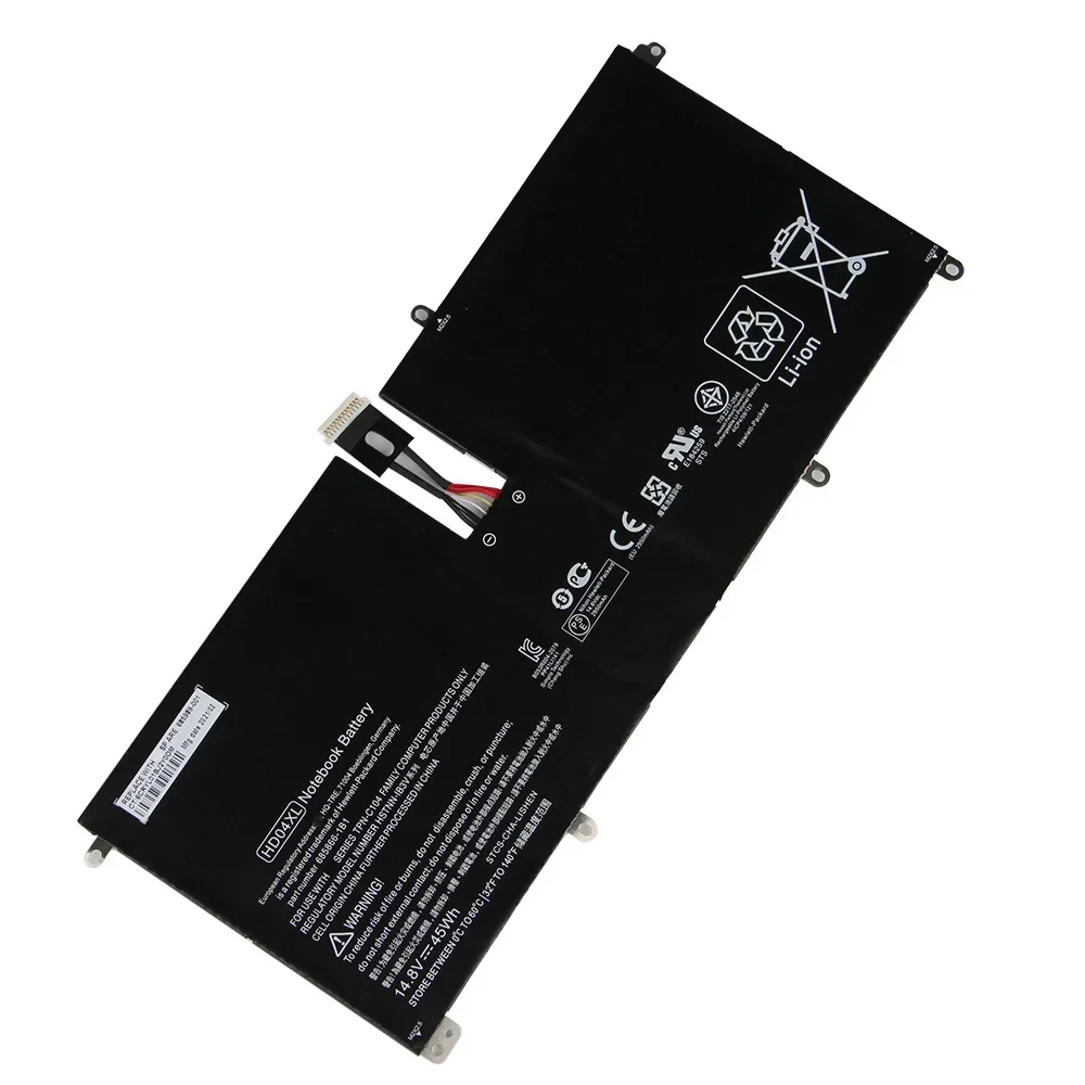 Сменный аккумулятор HD04XL для HP Envy Spectre XT HSTNN-IB3V 13-2120tu TPN-C104 13-2095ca 685989 -001 45 Втч