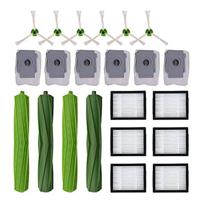 

Replacement Parts Compatible For Irobot Roomba I7 I7+/I7 Plus E5 E6 Vacuum Cleaner Brushes Filters Side Brushes