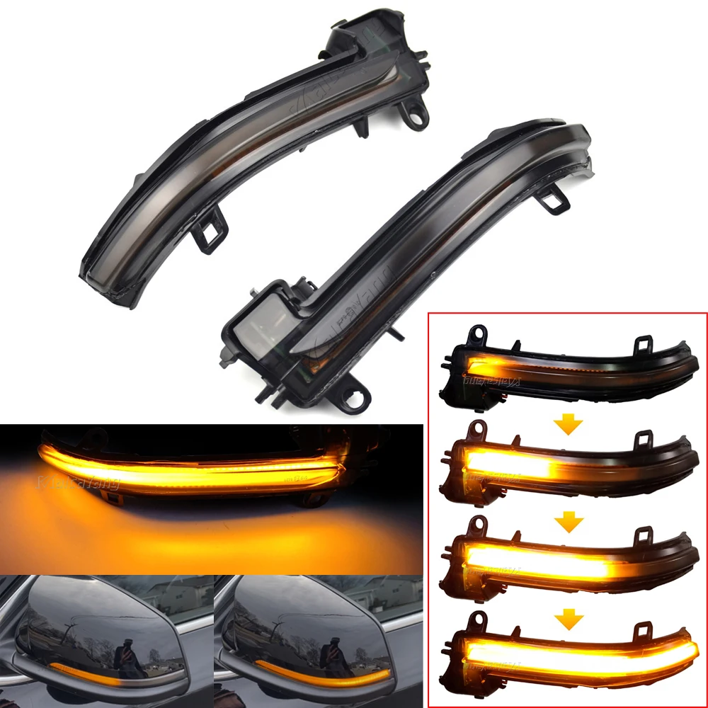 Фото Светодиодный динамический поворотник для BMW X1 X2 F48 F39 2016-2018 2 серии Active Tourer F45 F46, боковая зеркальная последовательная лампа №3