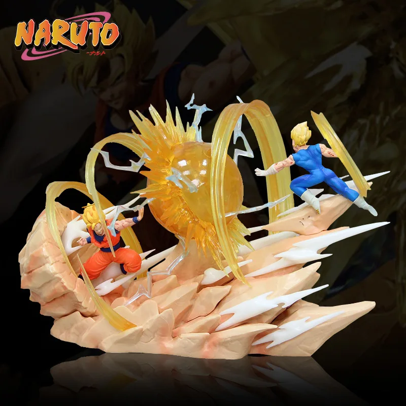 Серии Dragon Ball GK ручной Wukong VS Magic Bay Super Saiyan Can Shine Аниме периферийные модели статуи