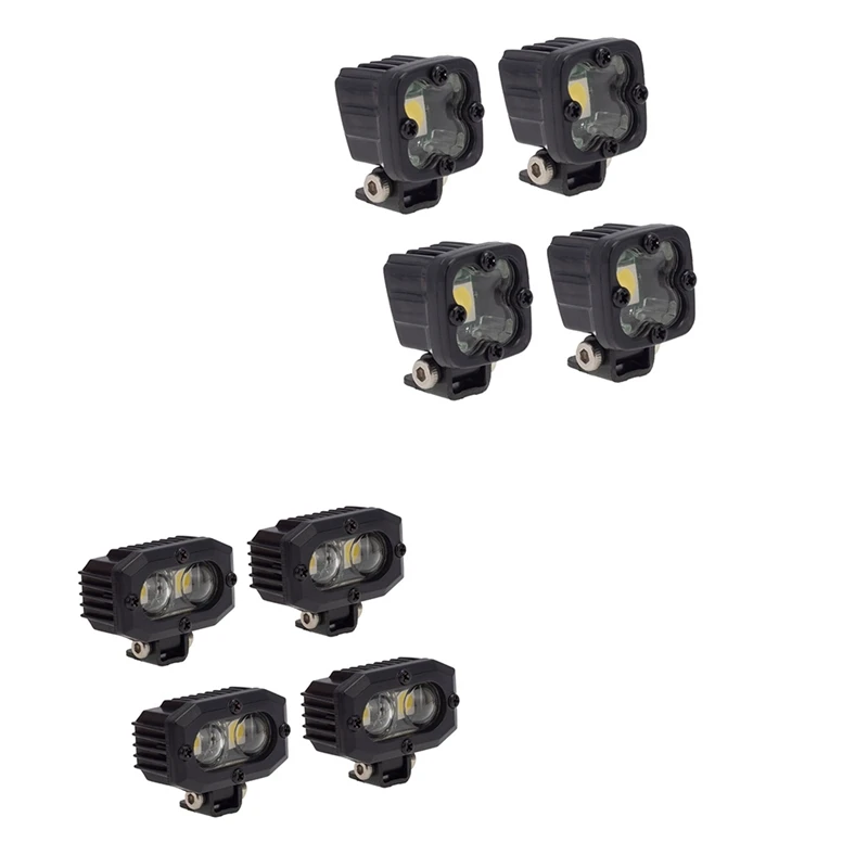 

NEW-RC Car LED Light Headlight Spotlight For 1/10 RC Crawler Traxxas TRX4 TRX6 Axial SCX10 90046 Wraith RR10 Redcat MST