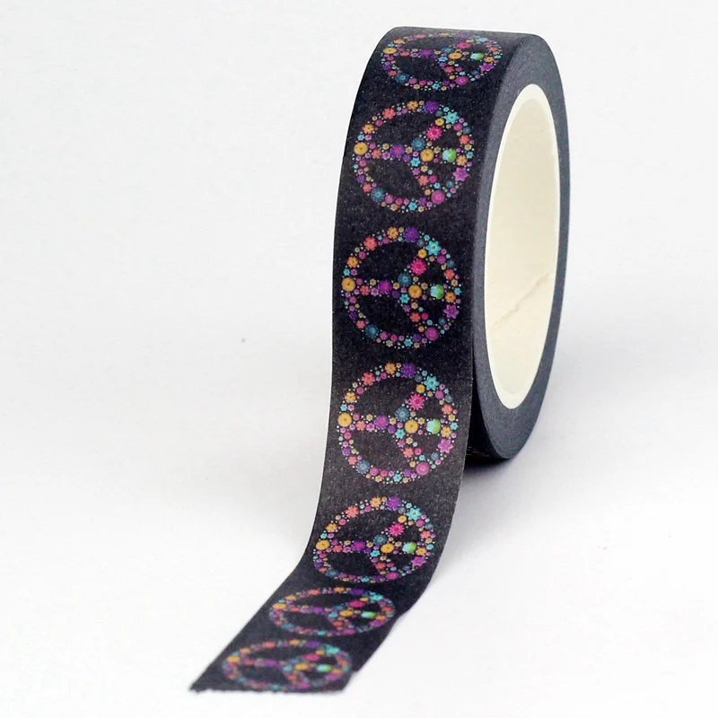 

Декоративная клейкая лента GREATHOPE WASHI TAPE 10 м