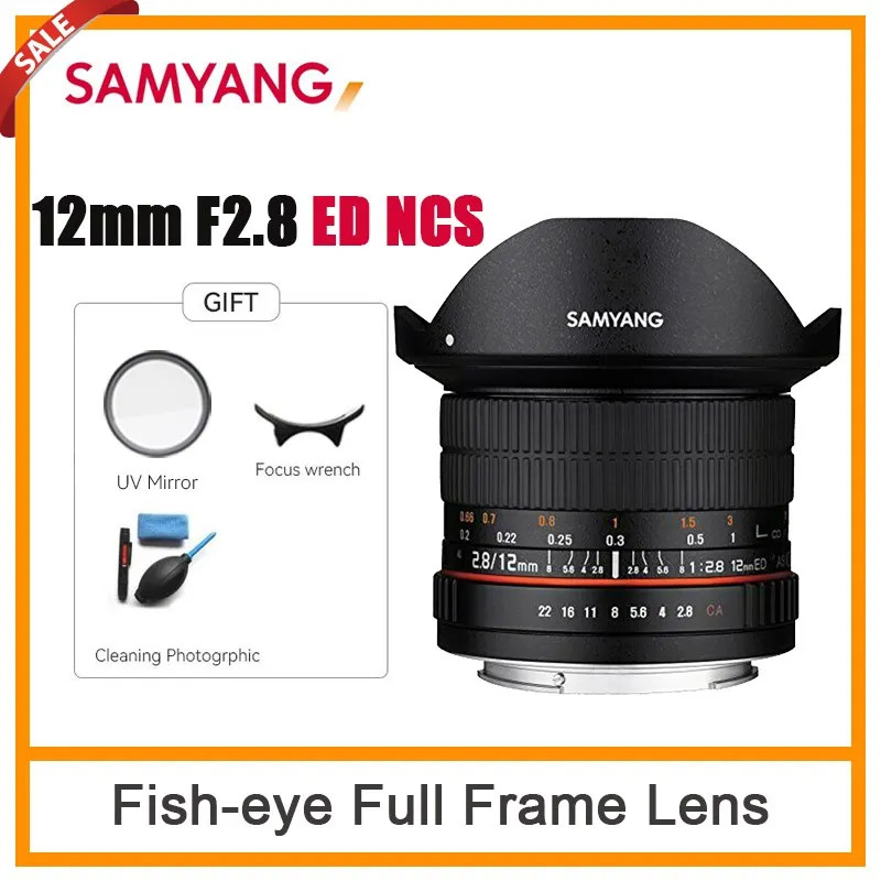 Samyang 12 мм F2.8 ED как NCS рыбий глаз полный объектив для Sony A/E Canon Nikon M4/3 Pentax K Mount Camera