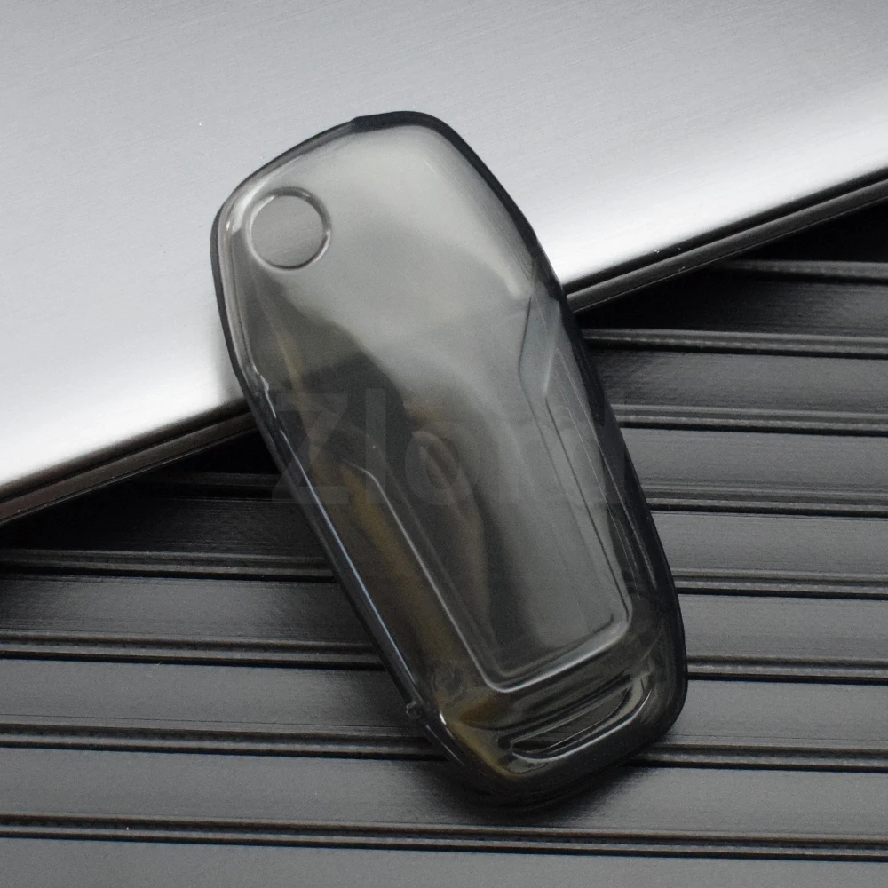 

Прозрачный чехол для автомобильного ключа из ТПУ для Ford Figo 2017 Mondeo 5 Ecosport Puma 2020 Fiesta Mk8 Everest Ranger