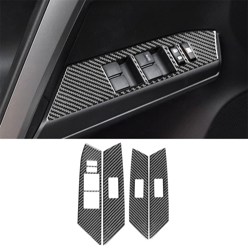 Оконная переключатель панель отделка рамка углеродное волокно декоративная