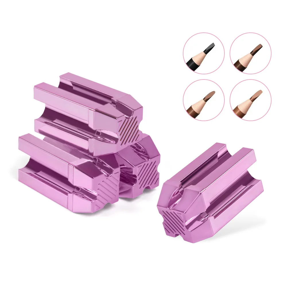 Sharpener, Multifunctional Rose Gold Black Eyebrow Cosmetic 