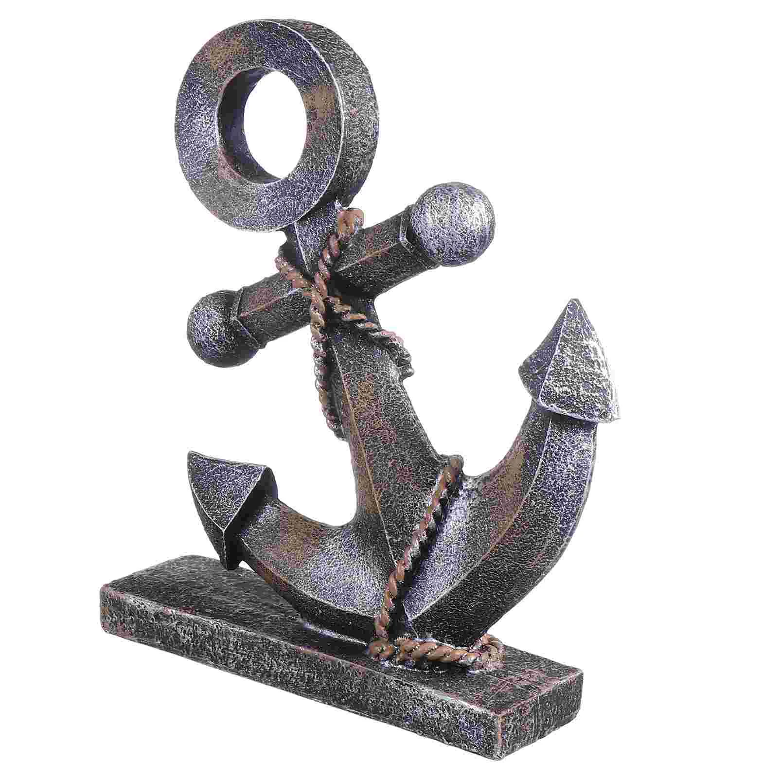 

Lighthouse Anchor House Gifts Anchor Wall Decor House Ornaments Ship Anchor Model Ornament Statue Boat Anchor Decoration