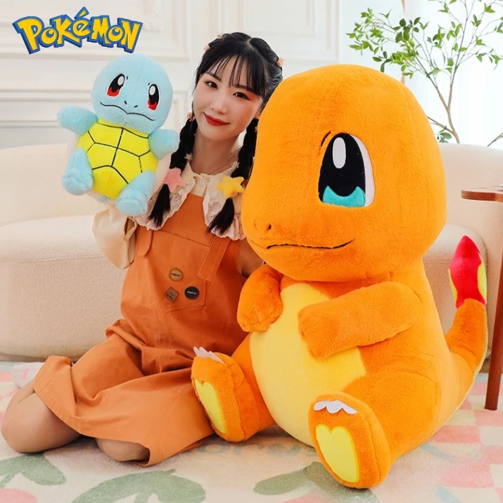 Фото 35-60 см большой размер Pokemon Charmander плюшевые сквиртл мультфильм аниме Peluche орнамент удобная мягкая кукла детская игрушка в подарок №5