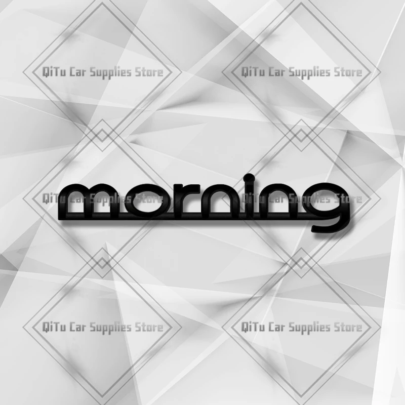 

Утренний значок из цинкового сплава для кузова автомобиля, крыла, клейкая эмблема, 3D наклейка для Picanto Morning GT Line, Стайлинг