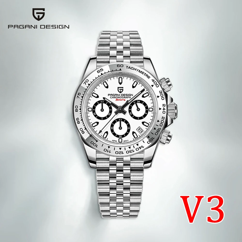 

PAGANI DESIGN 2023 New 40MM Men Quartz Watches Top Brand Luxury Sapphire Sports Waterproof Chronograph Clock Relogio Masculino