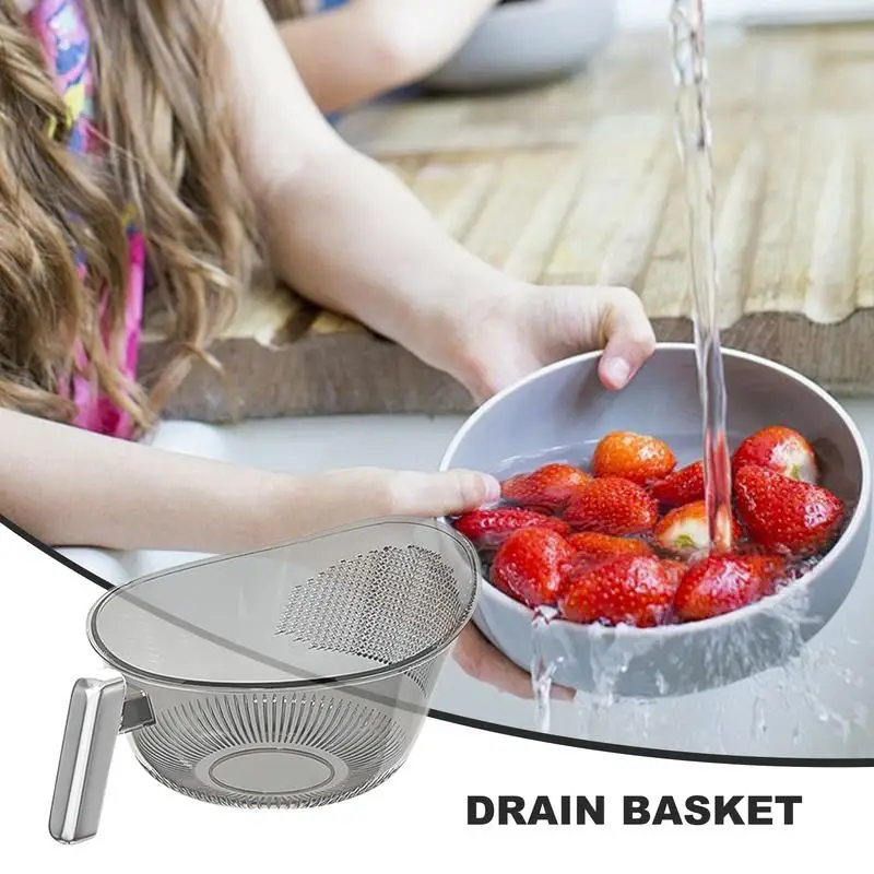 Дренажная корзина для еды многофункциональная кухонная сушилка ополаскиватель