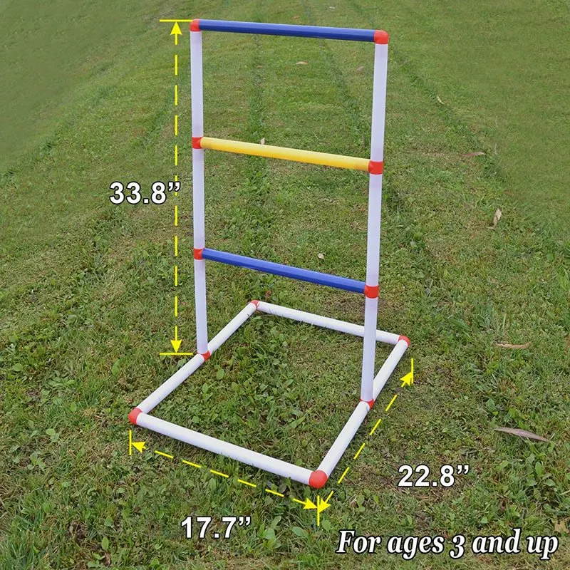 

Фантастический набор из 6 Боло семейный задний двор игры для гольфа Ladderball для детей, детей и взрослых-Бросьте и наслаждайтесь развлечением во время занятий спортом!