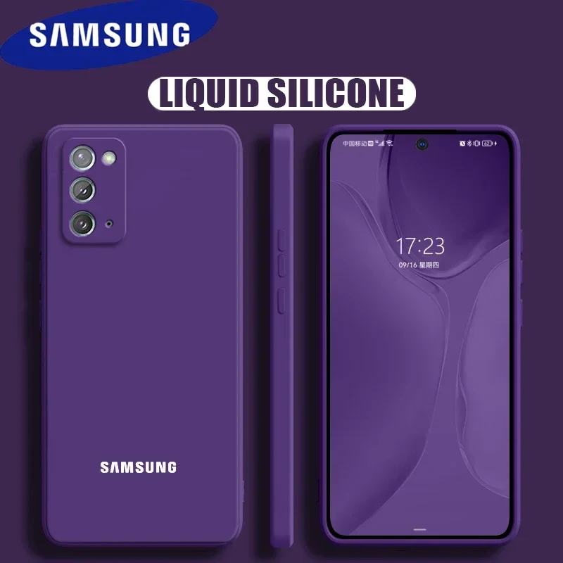Фото Для Samsung Galaxy S25 Ultra S23 S24 S22 S21 Plus FE A56 A36 A26 A16 A06 A15 A25 A35 A55 5G оригинальный жидкий силиконовый чехол для телефона №5